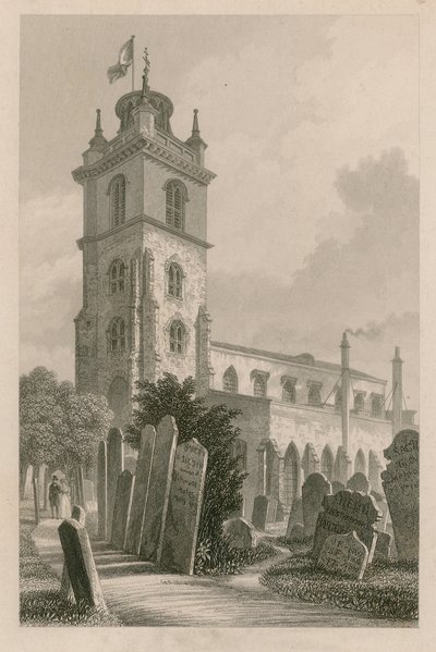 St Giles, Cripplegate, Londyn autorstwa English School