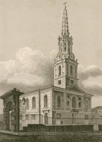 St Giles na polach, Londyn autorstwa English School