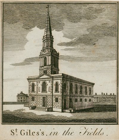 St Giles na polach, Londyn autorstwa English School
