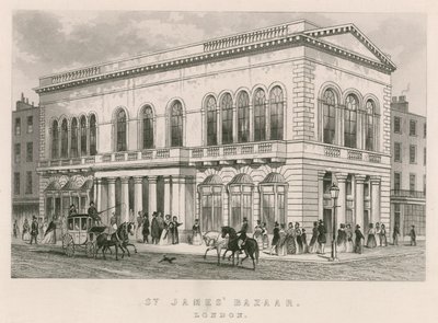 St James Bazaar, Londyn autorstwa English School