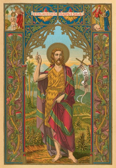 Św. Jan Chrzciciel autorstwa English School