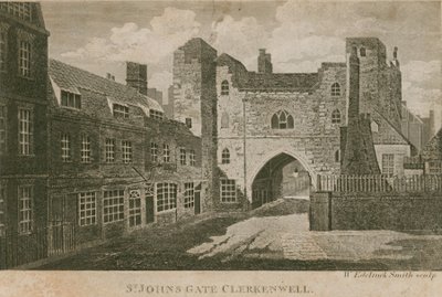 Brama św. Jana, Clerkenwell autorstwa English School