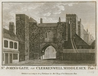 Brama św. Jana, Clerkenwell autorstwa English School