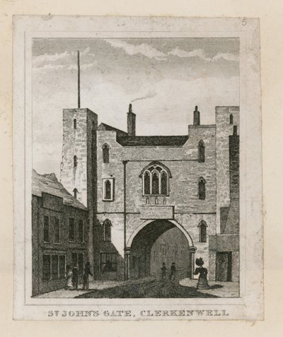 Brama św. Jana, Clerkenwell autorstwa English School