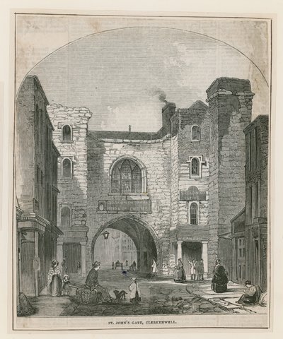 Brama św. Jana, Clerkenwell autorstwa English School