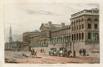 Szpital św. Łukasza dla lunatyków, Old Street autorstwa English School