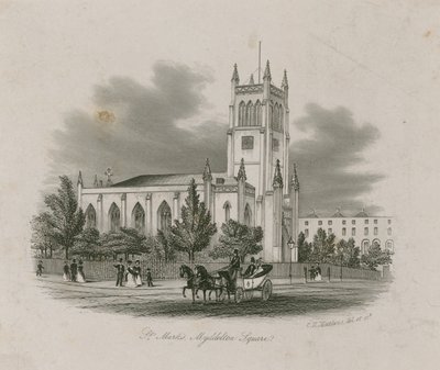Kościół św. Marka, Clerkenwell autorstwa English School