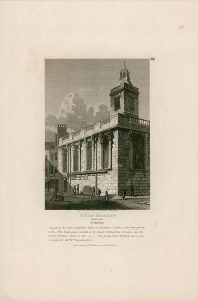 St Mary Magdalen, zjednoczona ze St Gregory, Knightrider Street, Londyn autorstwa English School