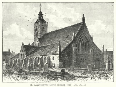 Kościół Mariacki (South Leith) autorstwa English School