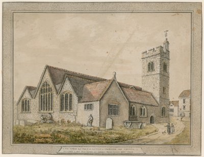 St Marys (stary kościół), Islington autorstwa English School
