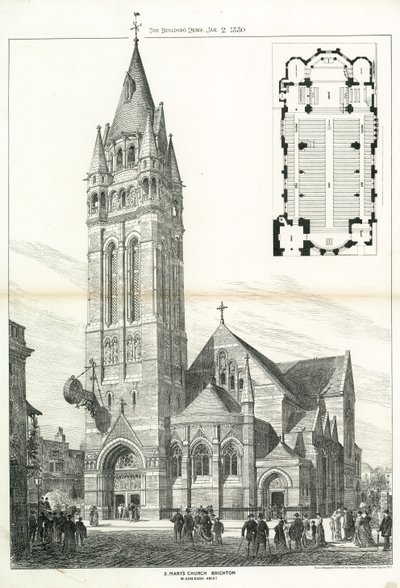 Kościół Mariacki, Brighton autorstwa English School
