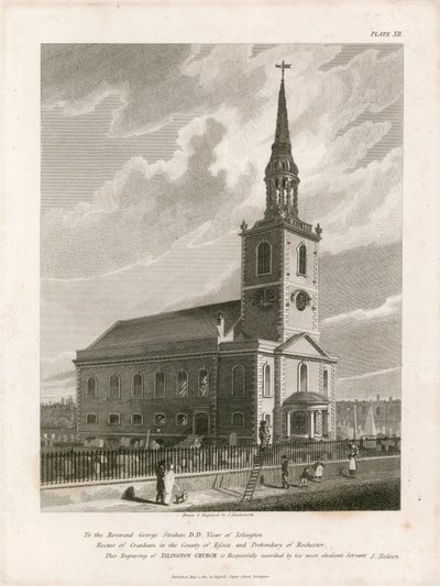 St Marys Church, Islington (nowy kościół) autorstwa English School