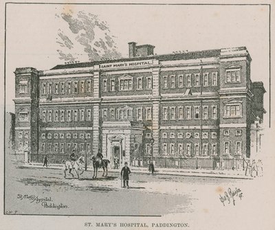 Szpital St Marys, Paddington, Londyn autorstwa English School