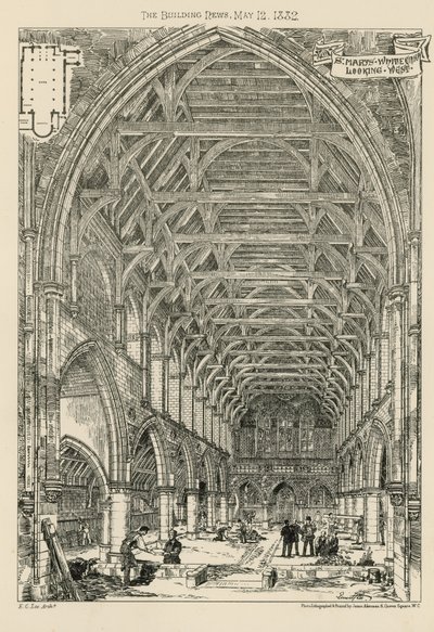 Mariacki, Whitechapel autorstwa English School