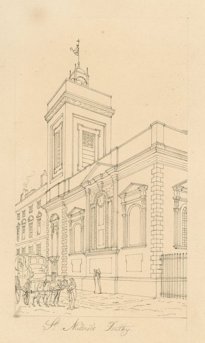 St Mildreds Drób autorstwa English School