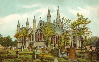 Kościół św. Mikołaja, Great Yarmouth (kolor lito) autorstwa English School