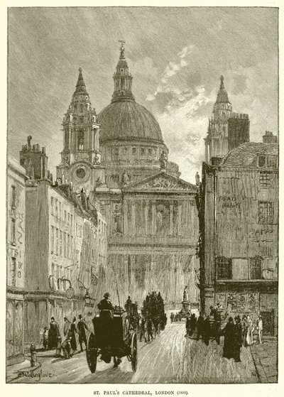 Katedra św. Pawła w Londynie (1890) autorstwa English School