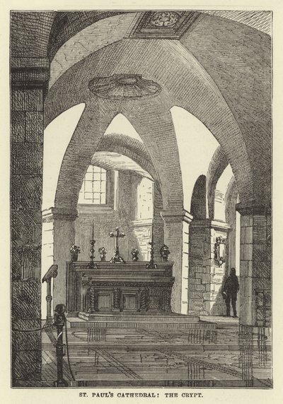 Katedra św. Pawła, krypta autorstwa English School
