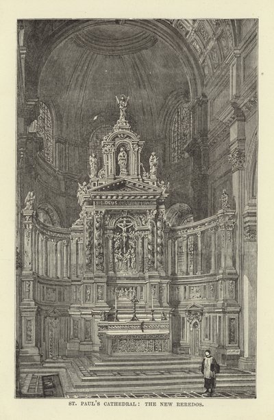 Katedra św. Pawła, Nowe Reredos autorstwa English School