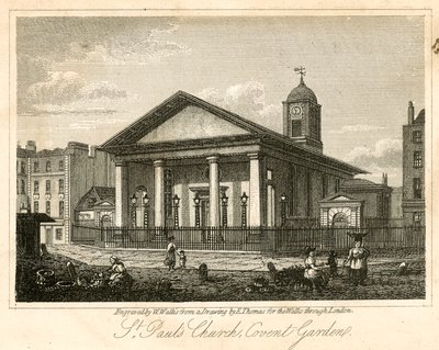 St Pauls, Covent Garden, Londyn autorstwa English School