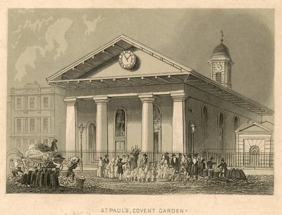 St Pauls, Covent Garden, Londyn autorstwa English School