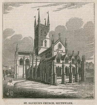 Kościół St Saviors, Southwark, Surrey autorstwa English School