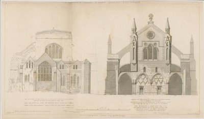 Kościół St Saviors, dawniej St Mary Overies, Southwark autorstwa English School