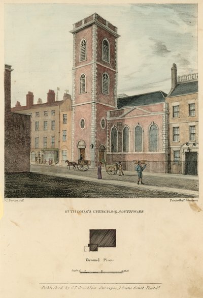 Kościół św. Tomasza w Southwark autorstwa English School