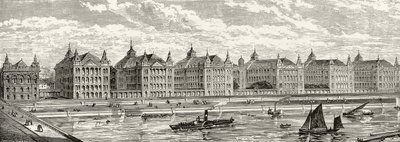 Szpital św. Tomasza w XIX wieku, z „London Pictures: Drawn with Pen and Pencil” autorstwa ks. autorstwa English School