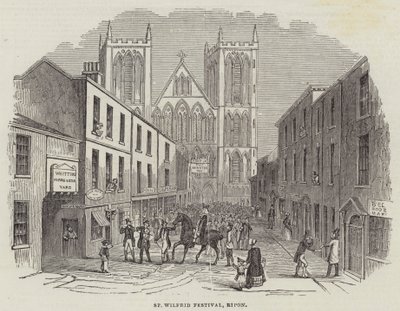 St Wilfrid Festival, Ripon (grafika) autorstwa English School