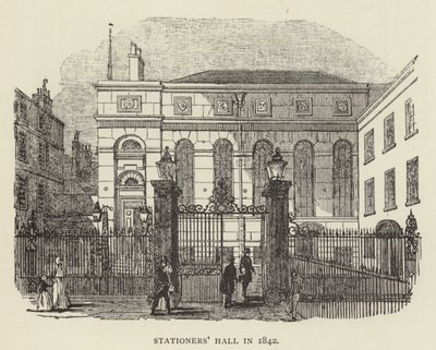 Sala Stacjonarna w 1842 r. (grafika) autorstwa English School