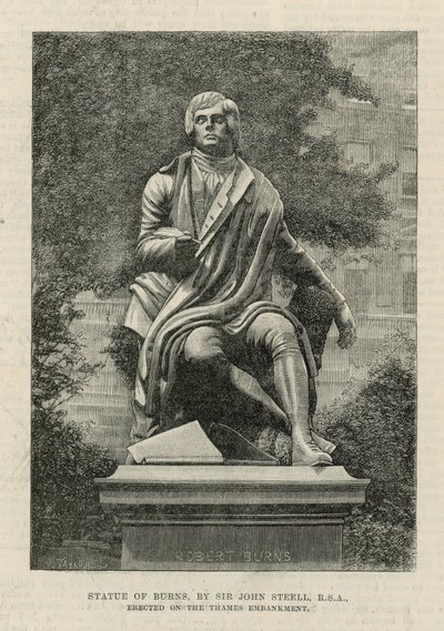 Statua oparzeń — Sir John Steell autorstwa English School
