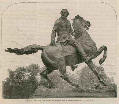 Statua generała Sir Jamesa Outrama dla Kalkuty, obecnie w Waterloo Place autorstwa English School