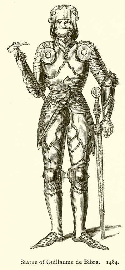 Posąg Guillaume de Bibra. 1484 autorstwa English School