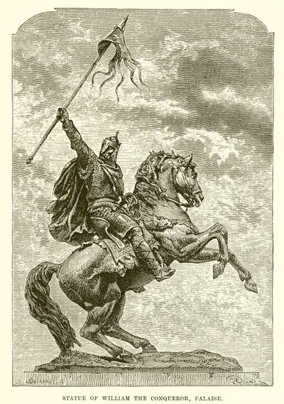Posąg Wilhelma Zdobywcy, Falaise autorstwa English School