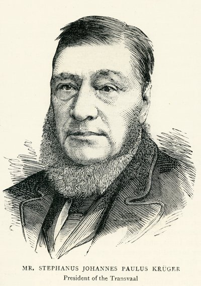 Stephanus Johannes Paulus Kruger (1825-1904) Ilustracja do grafiki autorstwa English School