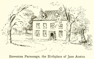 Plebania Steventon, miejsce urodzenia Jane Austen autorstwa English School