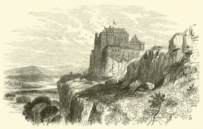 Zamek Stirling (grawerowanie) autorstwa English School