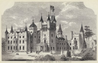 Zamek Stormont, County Down, Irlandia (grawerowanie) autorstwa English School