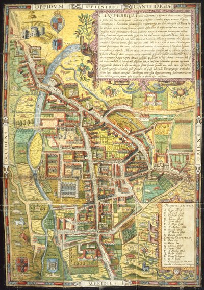 Mapa ulic Cambridge autorstwa English School