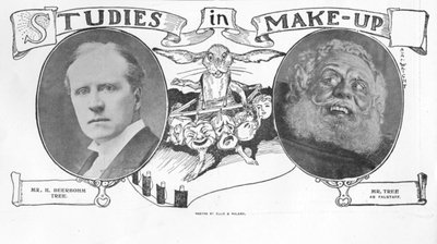 Studia makijażu, ilustracja z Króla, 1 czerwca 1901 autorstwa English School