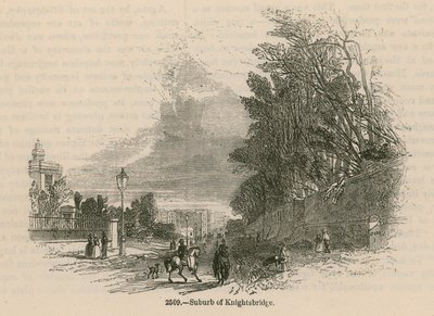 Przedmieście Knightsbridge, Londyn autorstwa English School