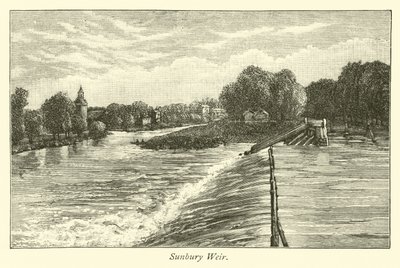 Sunbury Weir autorstwa English School