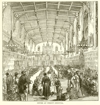 Kolacja w Szpitalu Chrystusa autorstwa English School