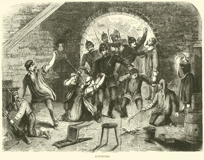 Zaskoczony, styczeń 1871 autorstwa English School