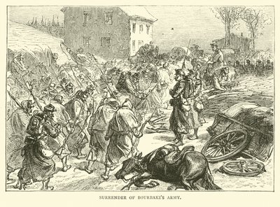 Kapitulacja Armii Bourbakisa, styczeń 1871 r. autorstwa English School