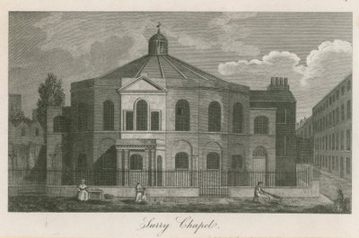 Surrey Chapel, Blackfriars Road, Southwark (Kaplica Rowland Hills) autorstwa English School