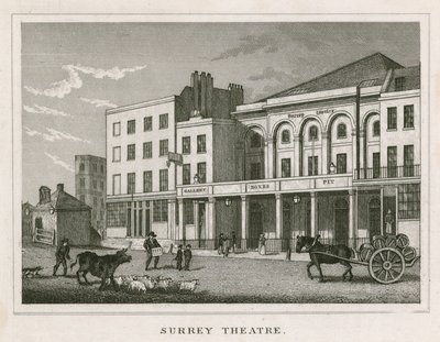 Surrey Theatre, Blackfriars Road, Londyn autorstwa English School