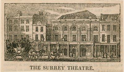 Surrey Theatre, Blackfriars Road, Londyn autorstwa English School