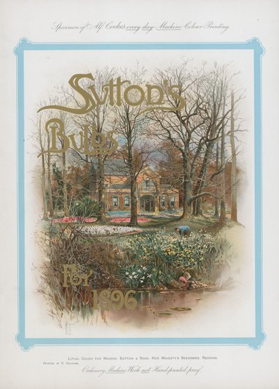 Żarówki Suttons na rok 1896 autorstwa English School